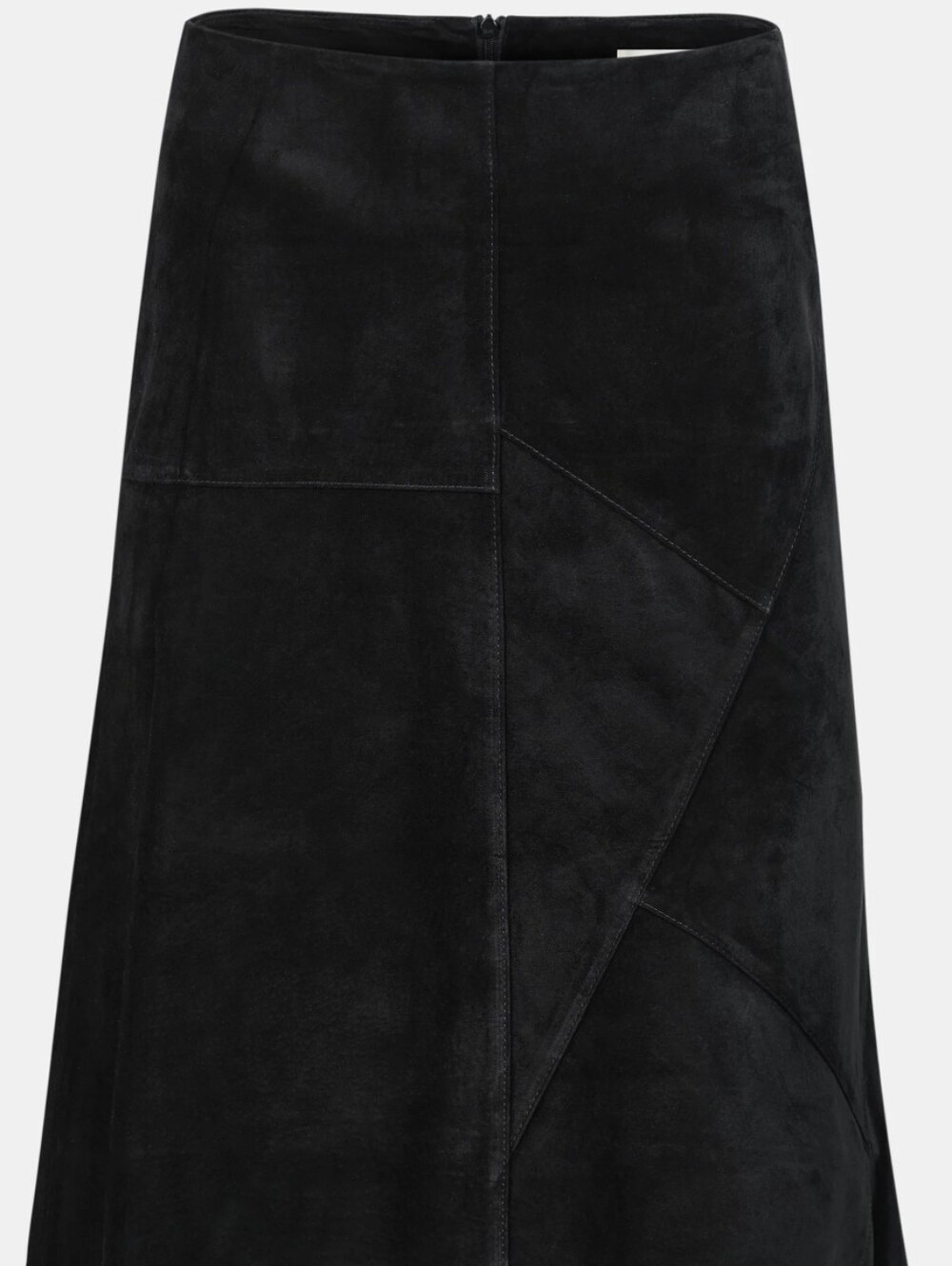County Clothing Company Suede Leather Midi Skirt
